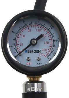 BERGEN Professional Tyre Inflator With Gauge Air Line Tyre Pump Pressure Tester