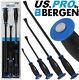Bergen Pry Bar Set With Protective Handle Guard Heavy Duty Jemmy Crow Pry Bars