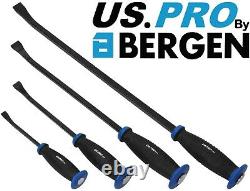 BERGEN Pry Bar Set With Protective Handle Guard HEAVY DUTY JEMMY CROW PRY BARS