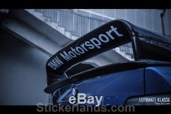BMW Aufkleber E36 GT SPOILER CLASS 2 Sticker BMW MOTORSPORT Heckspoiler Heckflüg