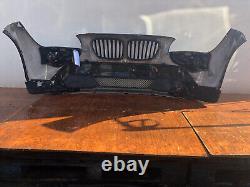 BMW X1 Front Bumper Complete Fogs Grilles 2009-2012 Pre LCI E84 Black