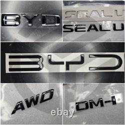 BYD SEAL U Gloss Black Set Front Bumper/Boot (UK SELLER) BYD/DMI/AWD/BYD/SEAL U