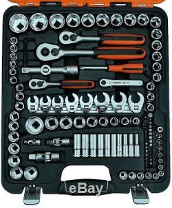 Bahco S138 1/4, 3/8 & 1/2 Drive 138 Pce Socket, Spanner Crowfoot Set Tool Kit
