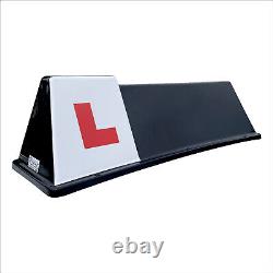 Black Driving School Roof Sign Magnet Learner SOM2 Lettercraft