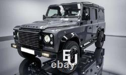Black Side Step Running Board Oem Fit Boards For Land Rover Defender 110 90-16