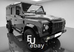 Black Side Step Running Board Oem Fit Boards For Land Rover Defender 110 90-16
