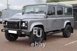 Black Side Step Running Board Oem Fit Boards For Land Rover Defender 110 90-16
