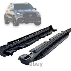 Black Side Steps For Mercedes GLE Running Boards W167 2019 on 1 Pair OE Style