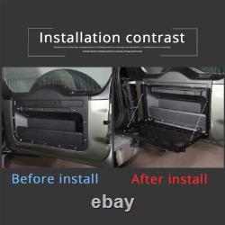 Black Steel Tailgate Table Foldable Cargo Shelf for Land Rover Defender 20-23 UK