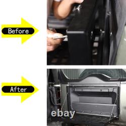 Black Steel Tailgate Table Foldable Cargo Shelf for Land Rover Defender 20-23 UK