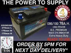 Bmw 318 320 323 325 328 330 Car Battery 096 100 12v Heavy Duty Maintenance Free