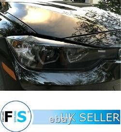 Bmw 3 Series F30 F31 Black Led Drl Projector Angel Eyes Headlights Lamp 12-15