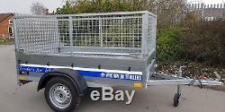 Brand New Car Trailer 6x4 750kg With Tail Ramp Single Axle Al-ko Suspension