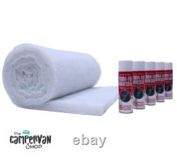Camper Van 50mm Insulation Roll R-Value 1.25 Thermal Acoustic 700mm Cut to Size