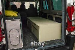Camper Van Bed Sliding Bench Storage Lift Up Lid Campervan Seating BED050 1800mm