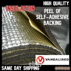 Camper Van Insulation Foam Soundproof Closed Cell Self-adhesive 10mm x 10m vw t6