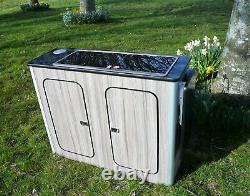 Camper Van Kitchen Pod Motorhome Furniture Unit Built to Order gas hob sink inc