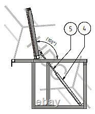 Camper Van Metal Folding Bench Seat Bed VWithCitroen/Peugeot/Fiat/Ford