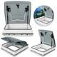 Camper Van Skylight 500 X 500 30-50mm Large Caravan Rooflight Led Roof Vent