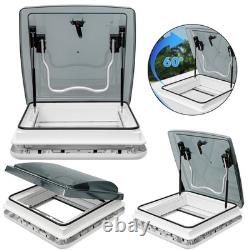 Camper Van Skylight 500 X 500 30-50mm Large Caravan Rooflight Led Roof Vent
