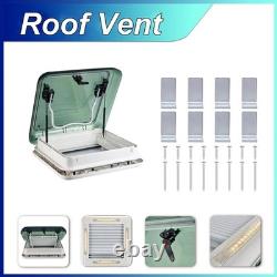 Camper Van Skylight 500 X 500 30-50mm Large Caravan Rooflight Led Roof Vent