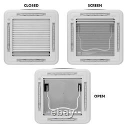 Camper Van Skylight 500 X 500 30-50mm Large Caravan Rooflight Led Roof Vent