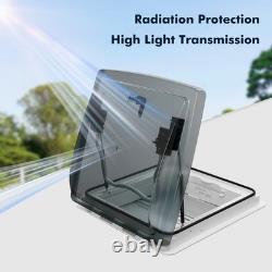 Camper Van Skylight 500 X 500 30-50mm Large Caravan Rooflight Led Roof Vent