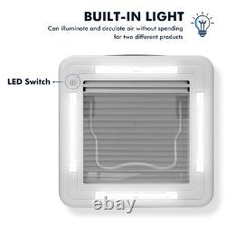 Camper Van Skylight 500 X 500 30-50mm Large Caravan Rooflight Led Roof Vent