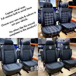 Captain Swivel Seats Vw / Sprinter / T5 / T4 / Vivaro / Campers / Galaxy Swivel