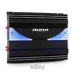 Car Audio Hifi System Subwoofer Amplifier 2800w Set Sub Amp Twin Bass Speaker