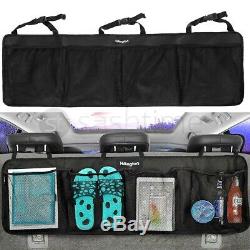 Car Boot Organiser tidy Back Seat Storage Bag Hanging Pocket Accessories Large