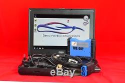 Car Diagnostic Laptop Tablet Computer Tool up to 2018. With Extra Cables