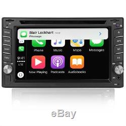 Car Stereo Apple CarPlay 6.2 Car Van Radio Touch Screen Double Din iPod iPhone