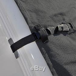 Caravan Front Towing Cover Protector Universal Free Led Lights Dark Grey 004