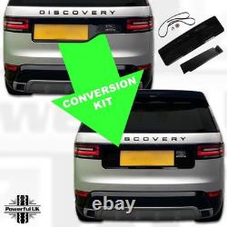 Centre Number Plate Conversion Panel for Land Rover Discovery 5 Gloss Black