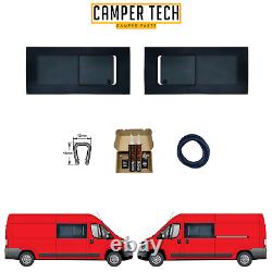 Citroen Relay 06-21 MWB/LWB SLIDING OPENING Windows With Bonding Kit And U TRIM
