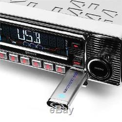 Classic Oldtimer Youngtimer Retro Radio Autoradio Usb Sd CD Mp3 Player Bluetooth