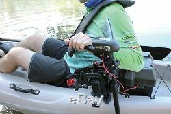 Compact Kayak Electric Outboard Trolling Motor, Boat Dingy Canoe, HASWING W20