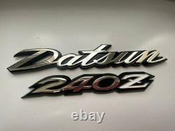 DATSUN 240Z 2X hatch Emblems 1969 1973 New Boot lid emblems Great Quality