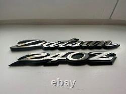 DATSUN 240Z 2X hatch Emblems 1969 1973 New Boot lid emblems Great Quality