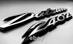 DATSUN 240Z 2X hatch Emblems 1969 1973 New Boot lid emblems Great Quality