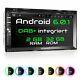 Dab+ Autoradio Mit Android 6.0.1 2gb 32gb Navi Dvd Usb Sd Wlan Bluetooth 2din