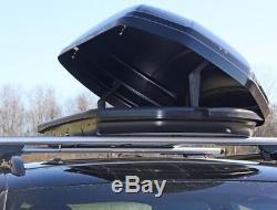 Dachbox VDP-MAA320 schwarz matt Dachkoffer Autokoffer abschließbar 320 Liter