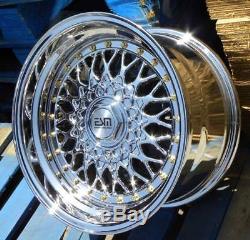 Deep Dish Alloy Wheels Split Rims Rs Style Classic 3 Piece Euro German Staggered