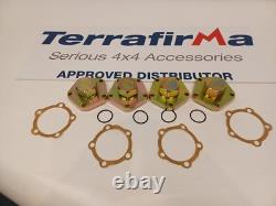 Defender 90 110 300 tdi TD5 Puma 1993 2016 Heavy Duty Drive Flange Kit x 4