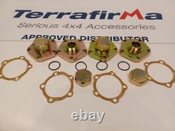 Defender 90 110 300 tdi TD5 Puma 1993 2016 Heavy Duty Drive Flange Kit x 4