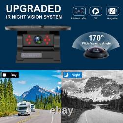 Digital Wireless 7 Touch Screen DVR Monitor Hitch Solar Backup Camera For Truck