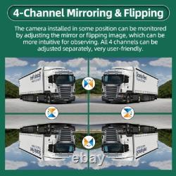 Digital Wireless 7 Touch Screen DVR Monitor Hitch Solar Backup Camera For Truck