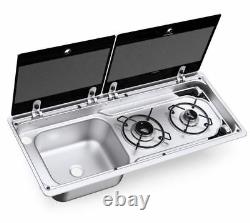 Dometic Smev 9722 Lh Sink Hob Combi Slimline Unit Only Camper Caravan Motorhome