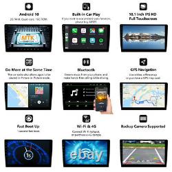 Double DIN Android 10 Car Stereo 10.1 Head Unit GPS Sat Nav DAB+ Apple CarPlay